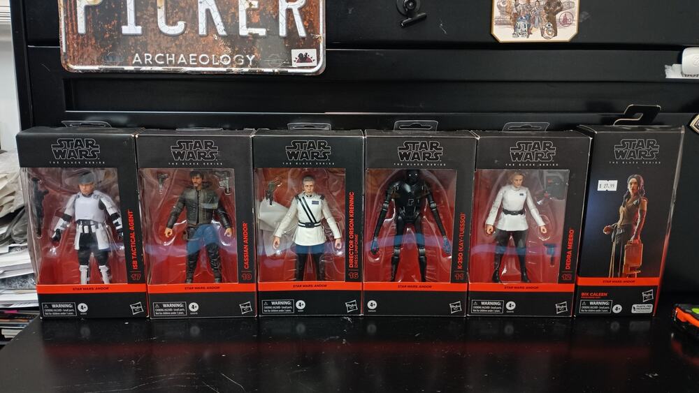 Black Series Lot Bix Caleen Cassian Andor K2SO Dedra Meero ISB Agent Krennic New